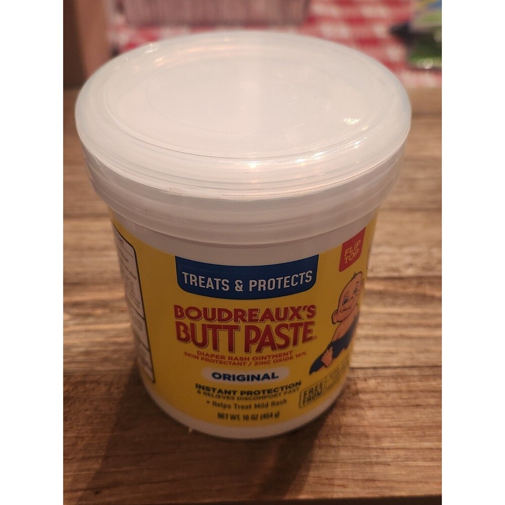 SM Boudreaux's Butt Paste Original Diaper Rash Cream Ointment for Baby 16 oz
